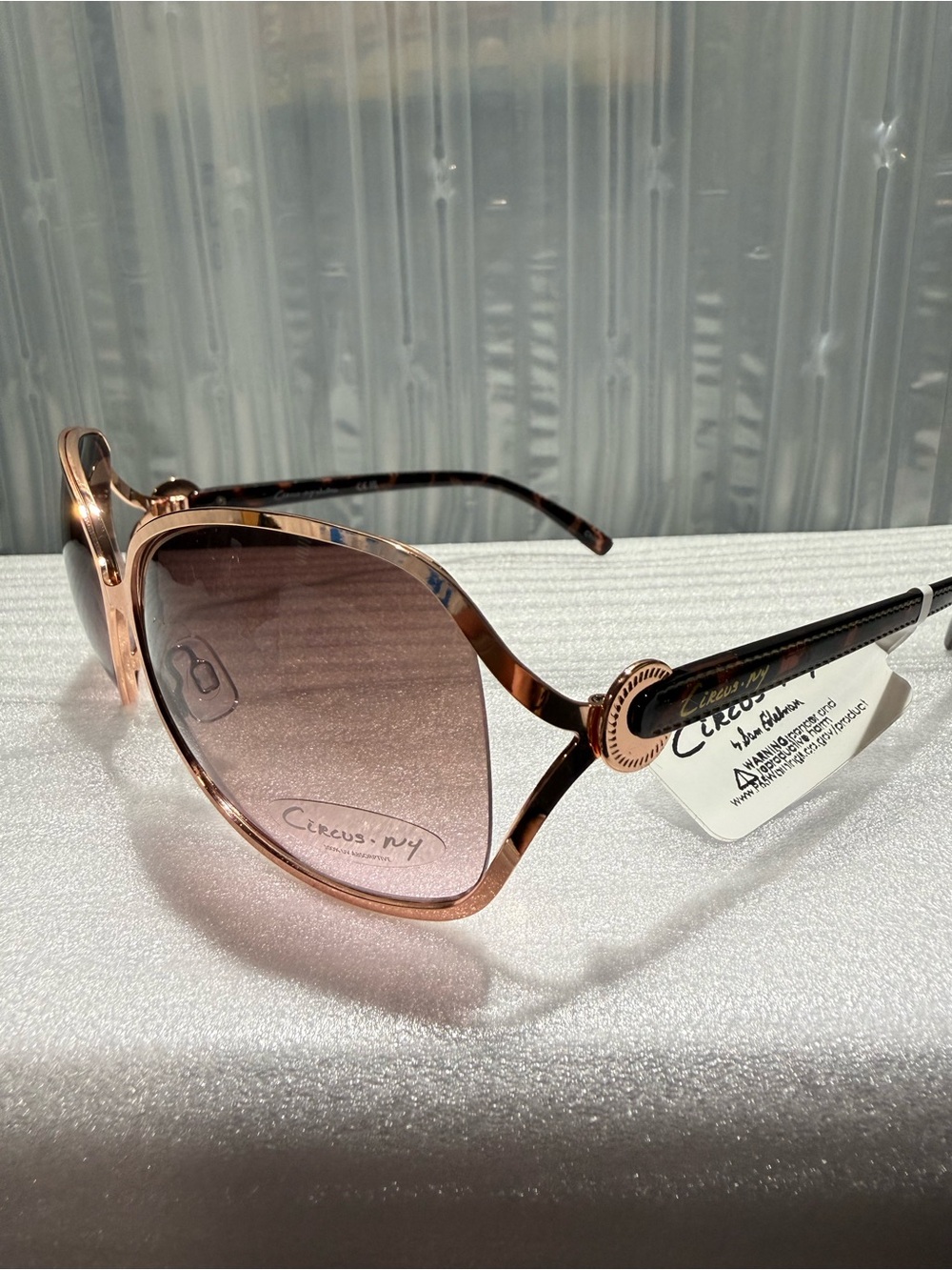 Circus NY by Sam Edelman Women’s Metal Protective Rectangular Fashion Sunglasses
